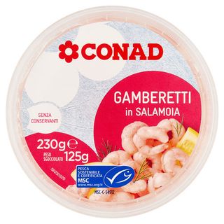 CONAD Gamberetti in Salamoia 230 g - 80128731