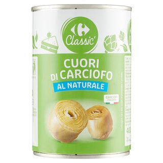 Carrefour Classic Cuori di Carciofo al Naturale 400 g