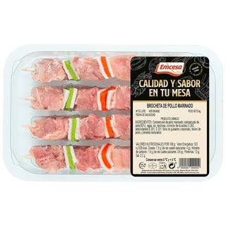 Brocheta Pollo Emcesa 320G Bja