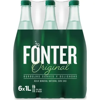 Agua Con Gas, Botella 1 L
