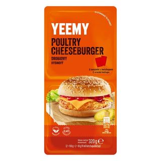 Yeemy Cheeseburger drobiowy z ketchupem 320 g