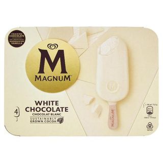 Magnum White Chocolate 4 gelati 294 g