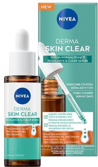 Nivea Derma Skin Clear Serum dla skóry skłonnej do niedoskonałości