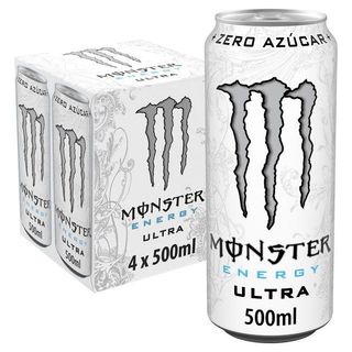 Energético Ultra White Monster Pack 4X50 Cl. (20316147)