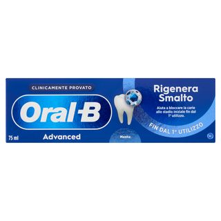 Oral-B Advanced Dentifricio Rigenera Smalto Menta 75 ml