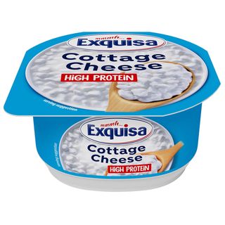 Copos de Queso Fresco Cottage con Alto en Proteinas Exquisa 200 G.