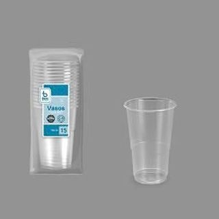 Vaso Transparente Reutilizable 25 Cl. Best Products 15 Uds