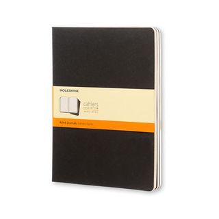 Cuaderno Moleskine De Viaje Cahier Xl Pautado Negro (9788883705014)