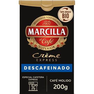 Café express descafeinado mezcla MARCILLA, click pack 200 g(26257097)