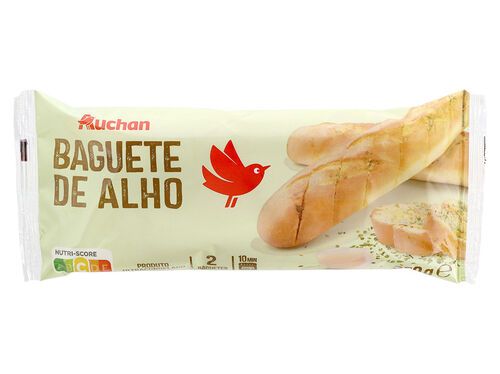 BAGUETE DE ALHO AUCHAN ULTRACONGELADO 2UN 350G