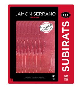 Jamón Subirats Finas Lonchas 120 G