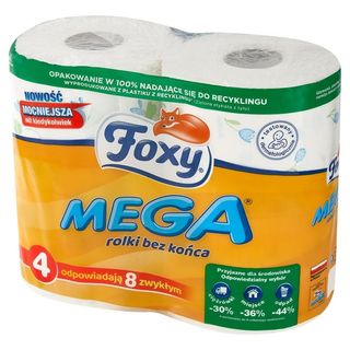 Foxy Mega Papier toaletowy 4 rolki