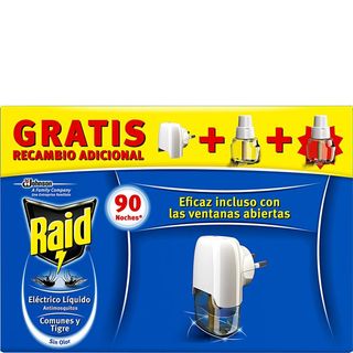 RAID Antimosquitos Eléctrico Líquido + 2 Recambios