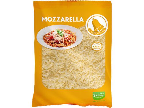 QUEIJO CAMPAINHA MOZZARELLA RALADO 150G