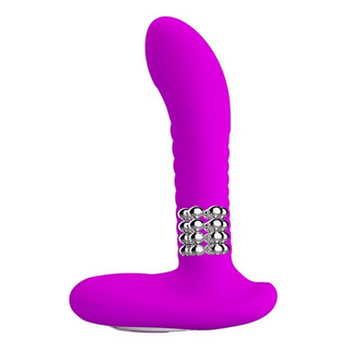 Masażer Prostaty Wibrujący Z Kulkami Masującymi, Silikon, Usb