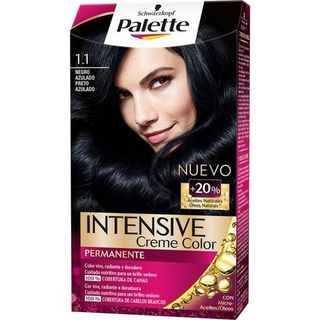 Tinte Palette Intensive Creme Color Negro Azulado Nº1.1