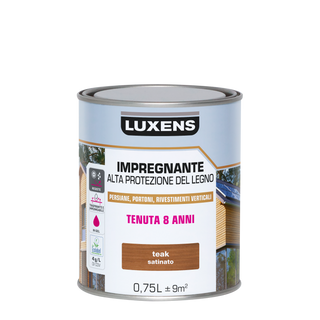 IMPREGNANTE PROTETTIVO PER LEGNO BASE ACQUA TEAK ALTA PROTEZIONE LUXENS 750 ML - 470005497
