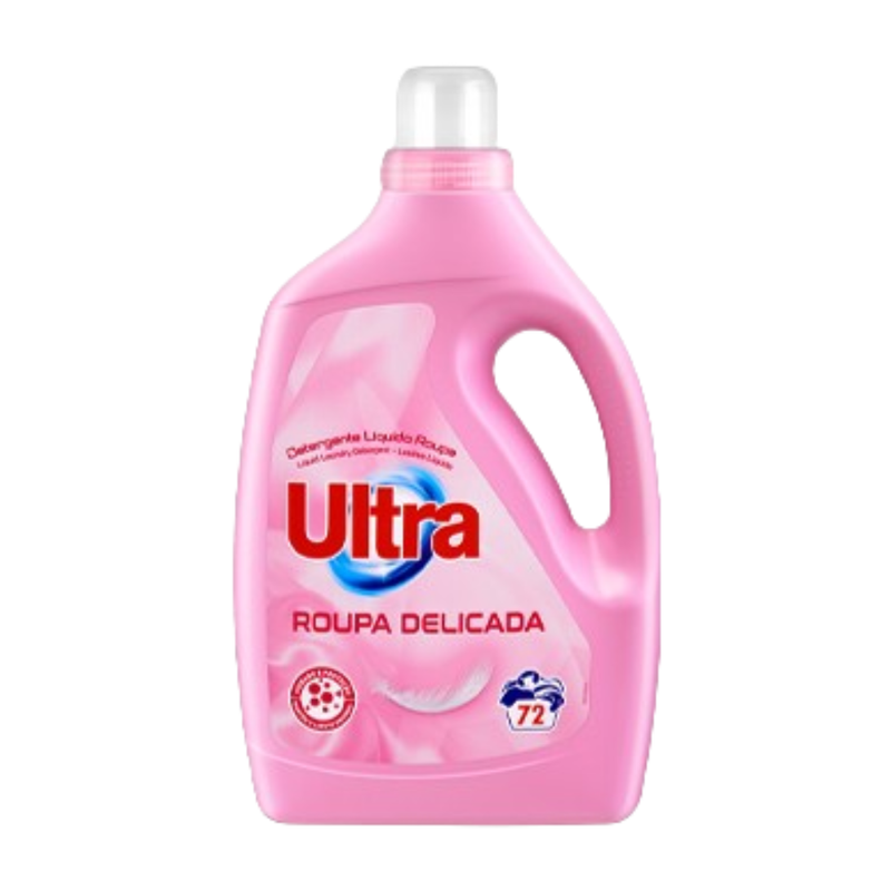 Ultra Roupa Delicada Detergente Líquido 72D