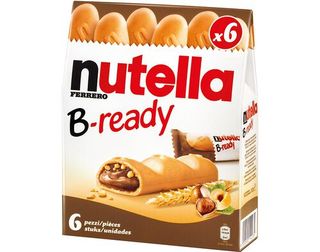 BOLACHA NUTELLA:B-READY RECHEADAS 6 UN 132G