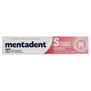 Mentadent S Sensibilità e Gengive 75 ml