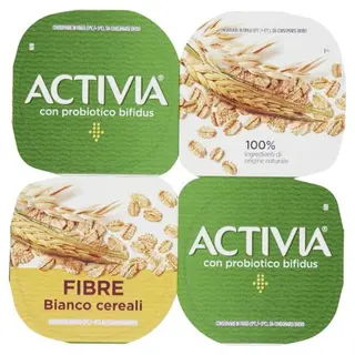 Activia Fibre Bianco Cereali 4 X 125 G - 513531