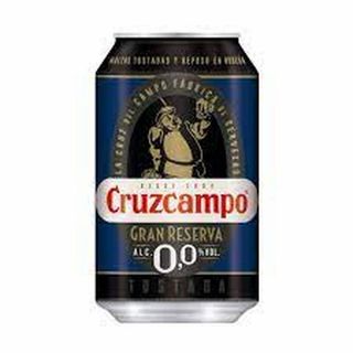 Cerveza 0,0% Gran Reserva Tostada Cruzcampo Lata 33 Cl