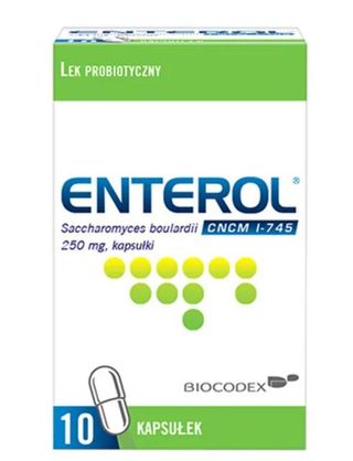 Enterol 250 mg 10 kapsułek