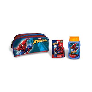 Set Neceser 2 En 1 Gel De Ducha-Champú 200 Ml+Bálsamo Labial.Spiderman (8412428025527)