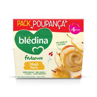 Puré De Maçã E Pêra Blédina 8X95G