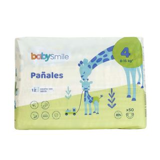 Pañales Talla 4 8-15 Kg Babysmile 50 Uds 269535 (269535)
