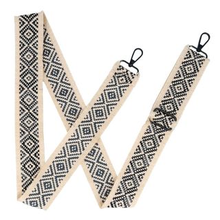 Lanyard Bordado Hilo Étnico Oscuro - Colgante para Móvil y Bolso