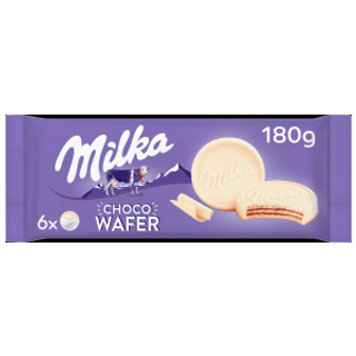 Galleta Milka Chocowaffer Blanco 180Gr.