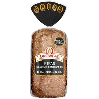 Pan De Molde Con Pipas Oroweat, Paquete 550 G (26167080)