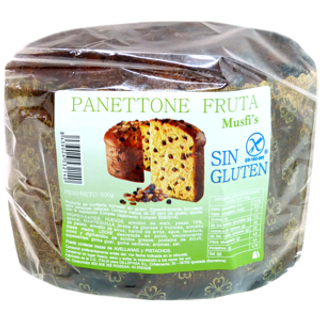 MUSFI'S Panettone Fruta 600Gr S/Gluten