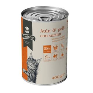 Criadores Adultos Atún Y Pollo Lata Para Gatos 0.4Kg