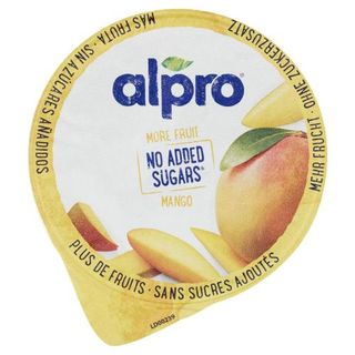 ALPRO Alternativa Vegetale allo Yogurt, Gusto Mango, Senza Lattosio, Senza Conservanti, 135g