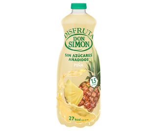 Néctar sin Azúcar Añadido de Piña Don Simon Disfruta Botella de 1,5 L.