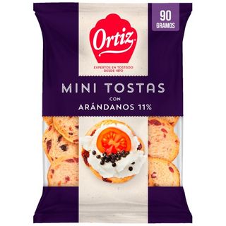 Mini Tostas Sabor Ortiz 100 G