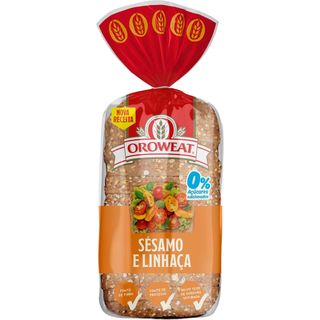 Pão de Forma com Sementes de Sésamo e Linhaça com Côdea Oroweat (emb. 550 gr)