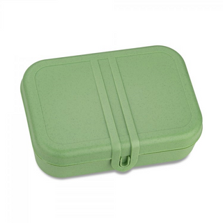 LUNCH BOX WITH SEPARATOR GREEN