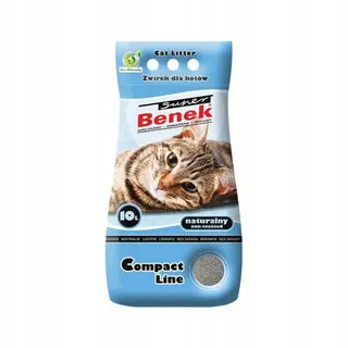 Żwirek dla kota BENEK Compact Naturalny 10L