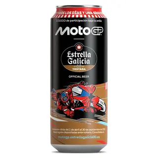 Cerveza Tostada 0,0% Alcohol Estrella Galicia 33 Cl