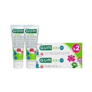 Kids Gel DentíFrico Fresa De 2 A 6 Años 2 X 50 Ml Gum (7630019903943)