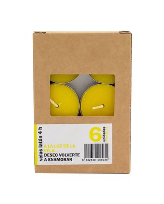 Velas de Latón Esencia de Citronela Herbolario Navarro