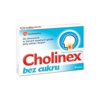 Cholinex bez cukru 150 mg 24 pastyl.