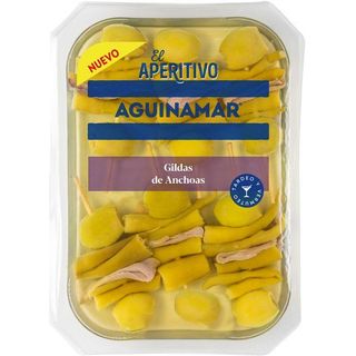 Gildas de anchoa AGUINAMAR, 6 uds, bandeja 180 g (26768846)