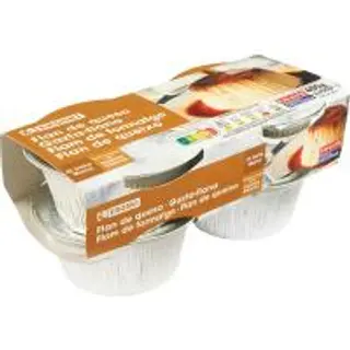 Flan de queso EROSKI, pack 4x100 g (26248369)