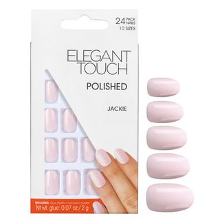 Uñas Postizas Polished Ovaladas Jackie. Elegant Touch (5011522109855)