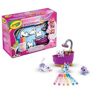 Washimals -  Nova Banheira E 4 Animais De Estimação Crayola - 97631044696