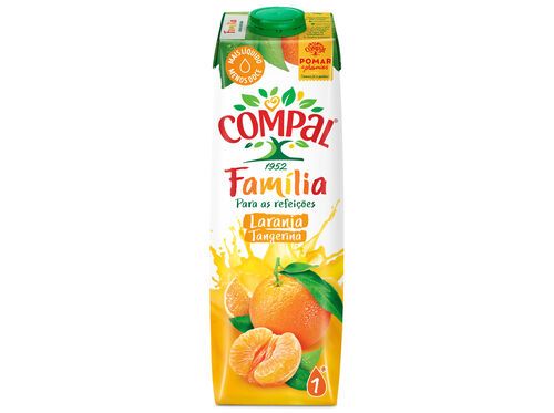 NECTAR COMPAL FAMÍLIA LARANJA TANGERINA 1L
